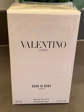 Valentino Uomo Born in Roma Ivory NEW Sealed Price Firm